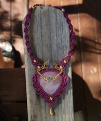Image 4 of Rose Quartz + Amethyst + Herkimer Diamond