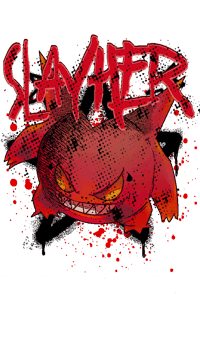 Image 2 of Red Slayher World Tee (Black) 