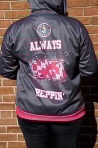 Image 4 of Pink Maryland Fleece Hoodie