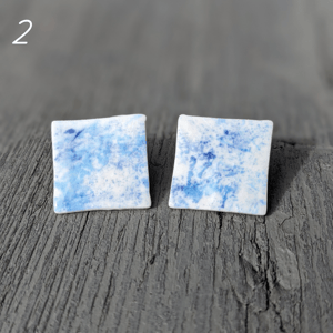 Image of Seascape Stud Earrings