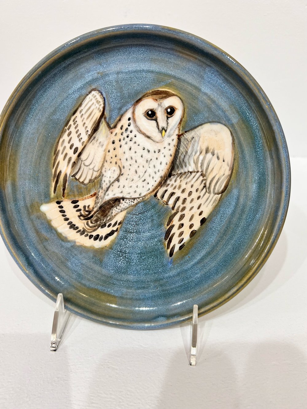 Image of Owl plate - Elizabeth Paxson