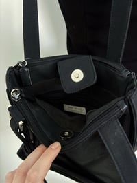Image 3 of 00s Nine West black leather bag 