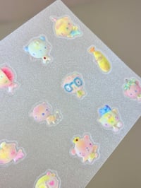 Image 3 of queen cat sticker sheet