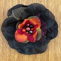 Image 1 of fire earth tones black classic petal pop