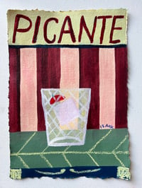 Picante on claret and sage