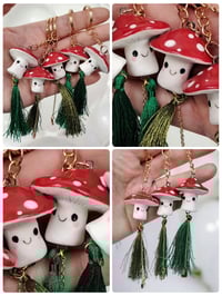 Image 2 of Porcelain Bag Charm/Keyring