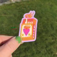 Matchbox sticker