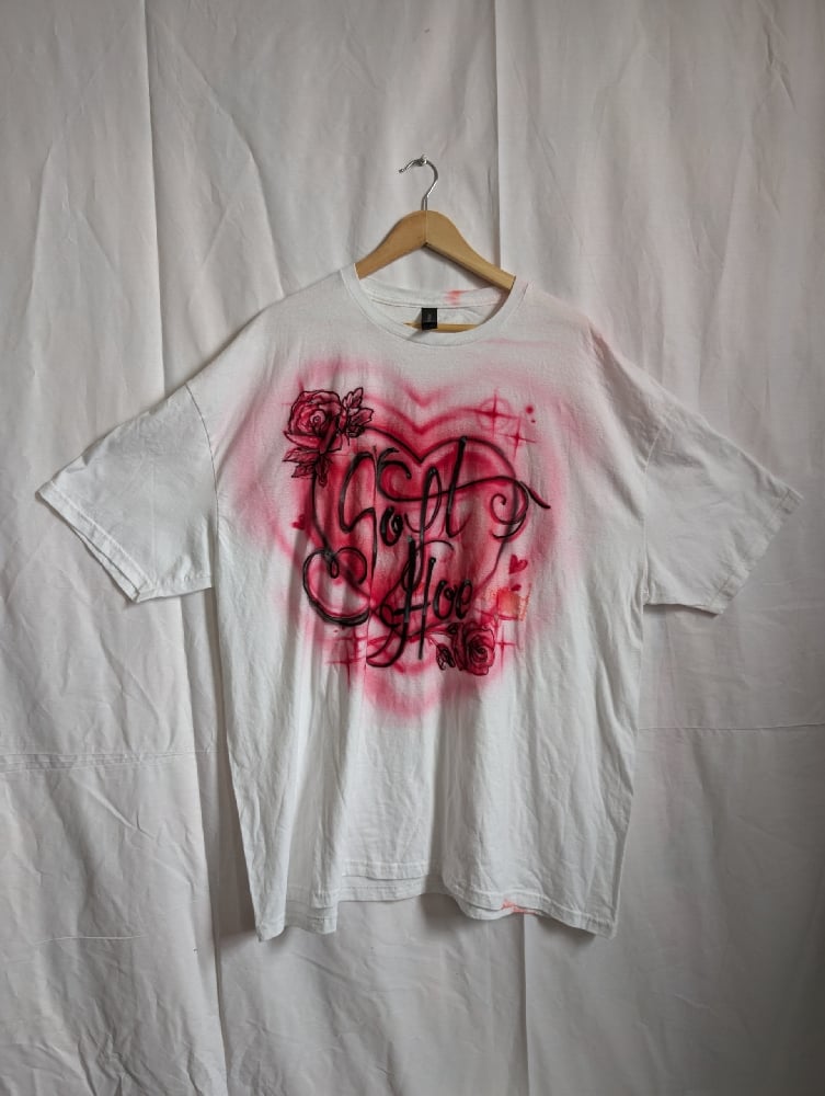 soft hoe (red stained)