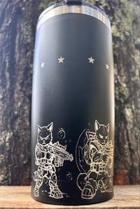 Image 2 of Cats Guns & Coffee 20oz tumbler