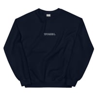Image 4 of WOMEN CREWNECK- WHITE PRINT