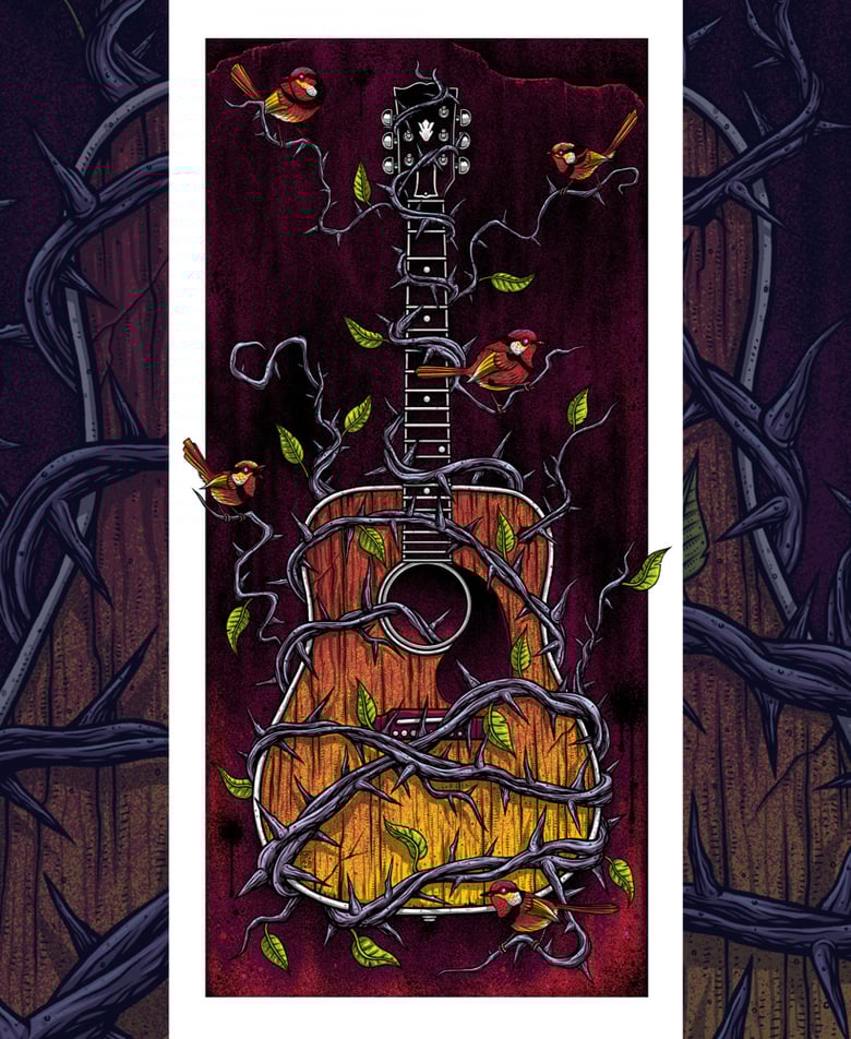 Image of Recollections of Better Days - Mini Print - Red Colorway