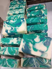 Image 3 of "blackberry dahlia" soap bar