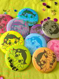 Image 1 of Rainbow Zine Buttons