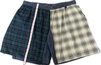 Image 3 of FLANNEL PLAID SHORTS 