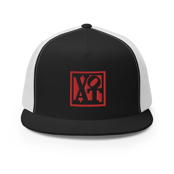 Image of VOAT BLOCK TRUCKER BLACK/WHITE