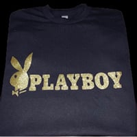Play boy glitter tshirt