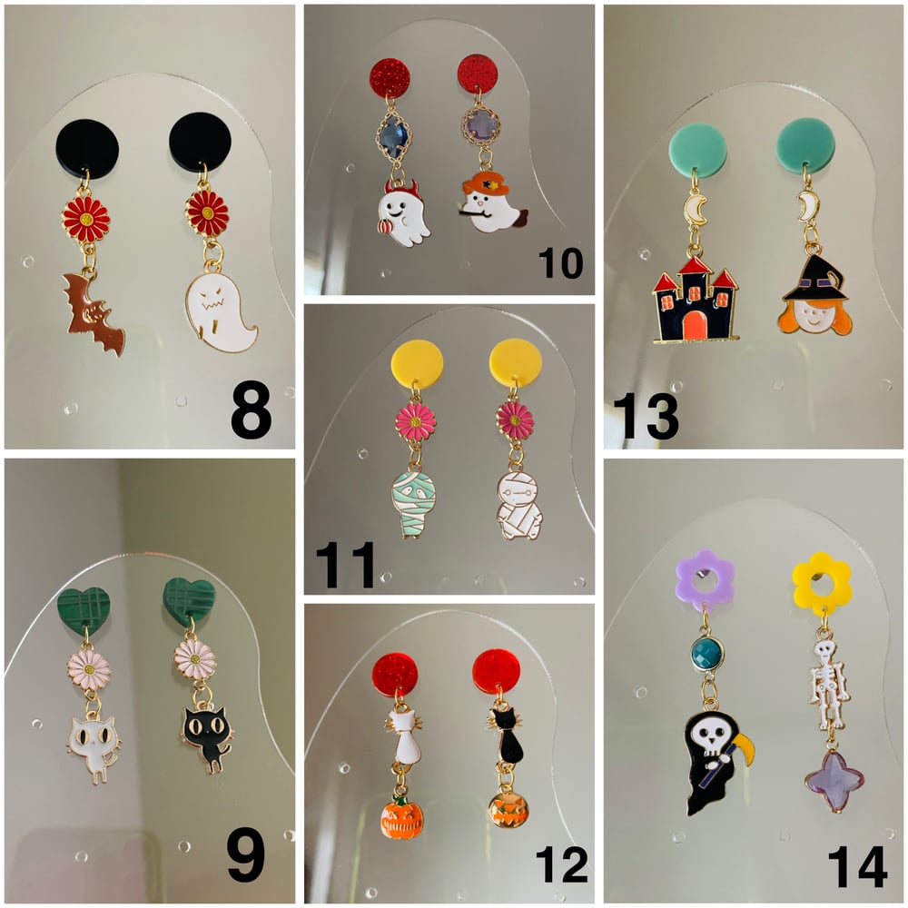 Image of Spooky Season Charm Earrings