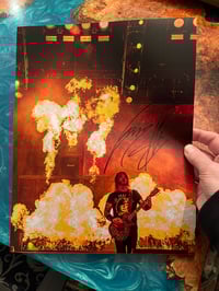 Image 1 of 11 by14 signed pryo photo from Aftershock festival!
