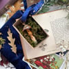 mushroom tree enchantment - walnut & green 
