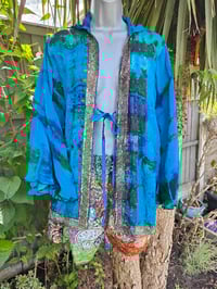 Image 2 of Mykonos jewel hoodie with pockets FREE SIZE