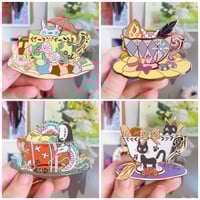 Image 2 of Ghibli Antique Teacup Pins