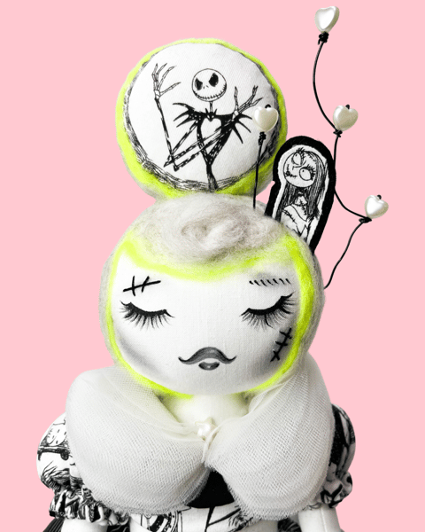 Image of RESERVED MEDIUM SPOOKY ART DOLL 