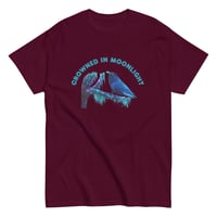 Image 2 of Crowned in Moonlight Raven Shirt – Mystical Moon Crow Unisex T-Shirt | Gothic Nature Art Tee