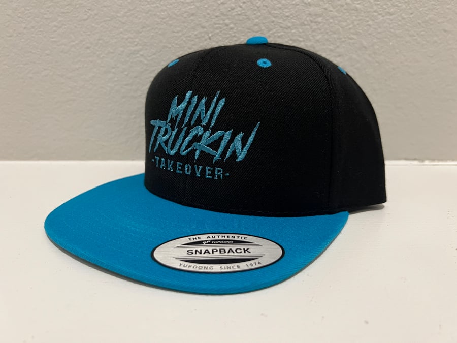 Image of NEON BLUE SNAPBACK 