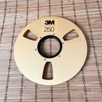 Image 1 of 3M 250 • 10.5” Empty Gold Reel for 1/4” Audio Tape