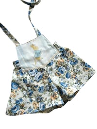 Image 1 of 2-3yrs READY TO POST FLORA PLAYSUIT- Blue rose and Peter Rabbit