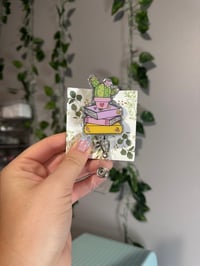 cactus and books 