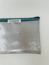 Image 6 of *NEW CO* Pochette transparentes pailletée fermeture colorées (format livre) 2