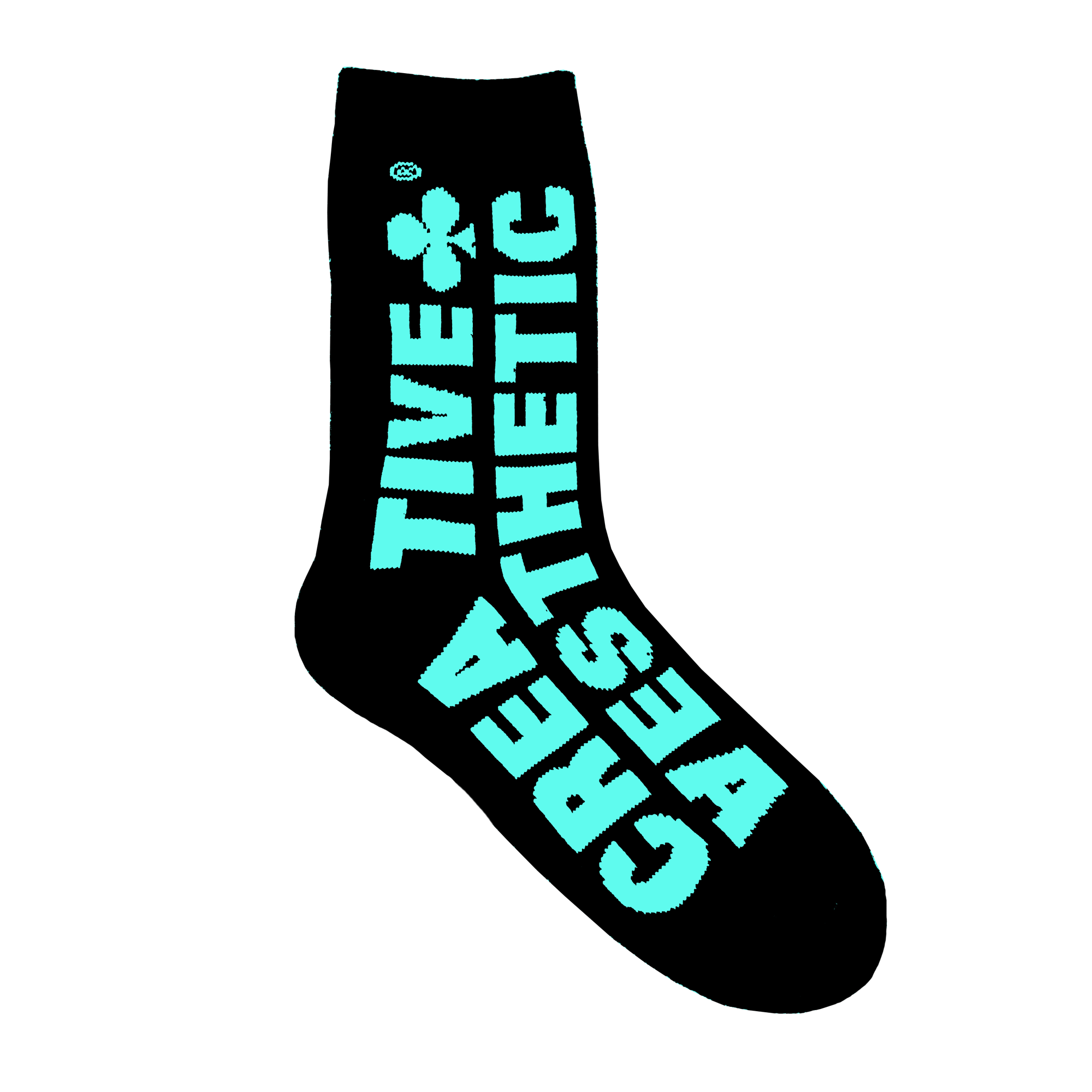 Image of HIDDEN COLOR * C.A.E. Logo Socks *