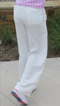 Image 2 of Honey Linen Signature Pants | 100% Linen