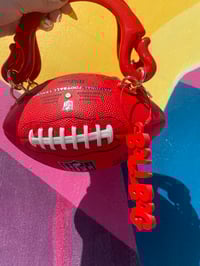Image 3 of MINI RED FOOTBALL BALLBAG