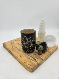 Image 1 of Black Peony Tumbler