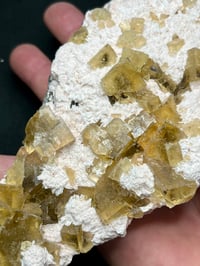 Image 9 of Barite & Yellow Cubic Fluorite Crystal Specimen #2417