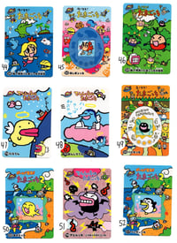 Image 7 of vintage tamagotchi stickers + trading cards