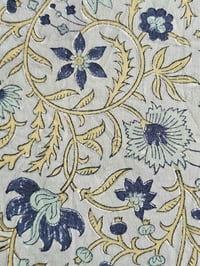 Image 4 of Namaste fabric blue jean