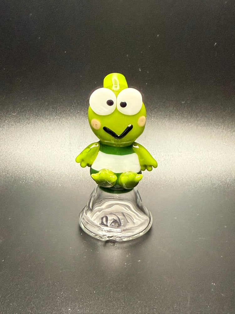 Image of Keroppi Fan-rio Puffco Peak Dry Top