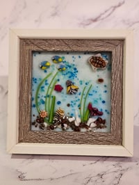 Image 2 of 3 x 3" Framed Art