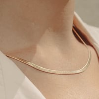 Gold Chain Choker Necklace