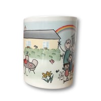 Image 2 of Custom Grandparents' House - Full wrap illustration mug (450 ml / 15 oz)