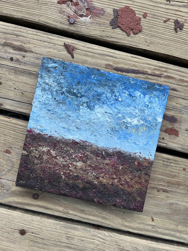 Original Oil Painitng: “Dessert Sky”