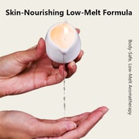 Image 5 of Ceramic Massage Oil Candle Lavender Soothing Floral Scented Low Melt Body Massage Candle Warm Oil Sk