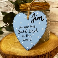 Image 6 of Fathers Day Heart 10cm