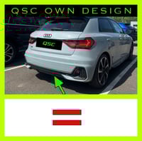 X2 Audi A1 Gen 2 sport  Rear Diffuser Strip Stickers