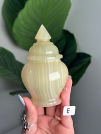 Image 6 of GREEN CALCITE TRINKET JARS STYLE #1