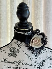 Image 1 of Midnight Lace Rosette Choker