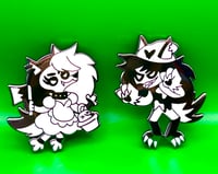 Image 3 of Helluva Boss Spooky Doodle Pins